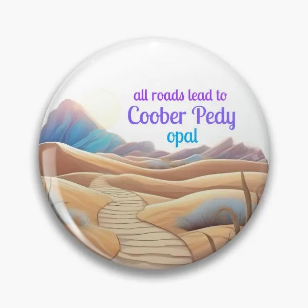 Coober Pedy Road Trip  Soft Button Pin Decor Creative Lapel Pin Brooch Hat Clothes Lover Fashion Metal Collar Jewelry Gift Badge