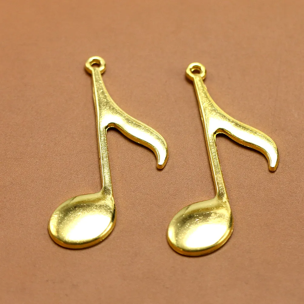 

20 шт. подвесок-музыкальных нот из сплава для изготовления украшений своими руками: ожерелий, браслетов, серег, брелоков, цепочек на ногу, для скрапбукинга, рукоделия, подарков