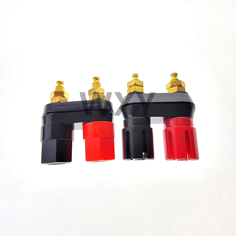 1/5pcs Banana plugs Jack Socket Couple Terminals DIY Connectors Red Black Connector Amplifier Terminal Binding Post Speaker