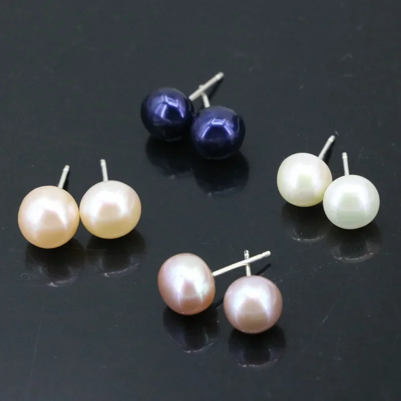 1 Pair Real Pearl B…
