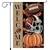 Welcome Fall Garden Flag Thanksgiving Garden Flags 12x18 Inch Double Sided Vertical Small Burlap Pumpkin Pumpkin Autumn Foot jjp