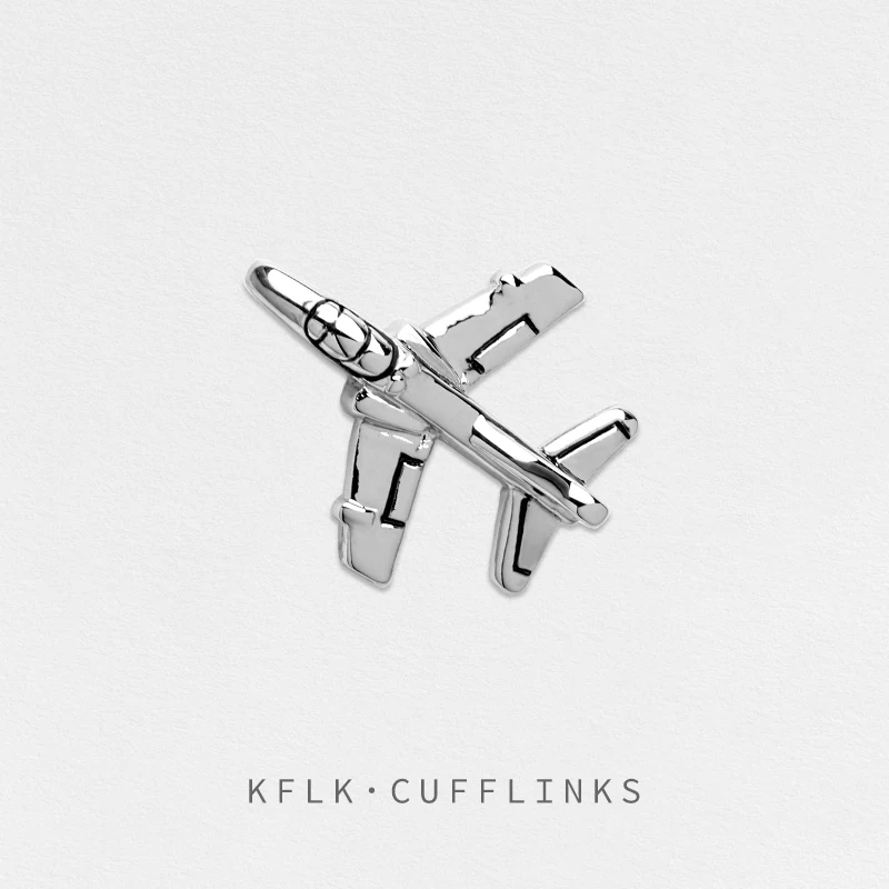 

KFLK Fashion Designer Brooch Pins Exquisite Airplane Brand Brooches For Women Men's Costumes Badge Brooch Jewelry Wholesale