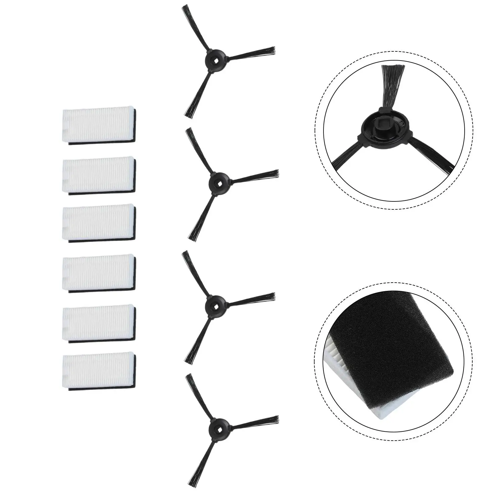 for Cleaning Scene Size As The Picture Shows Vacuum Filter Kit Optimal Cleaning Results Durability And Longevity Easy