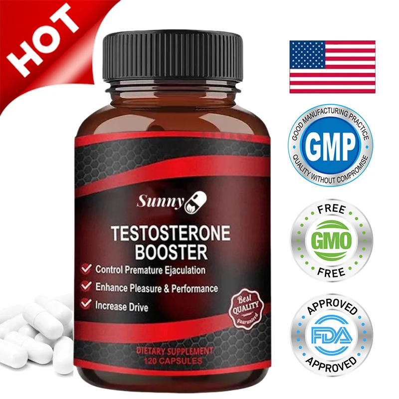 

Men's Test Booster - Supports Energy, Endurance Recovery, Stress Relief, and Lean Muscle Growth