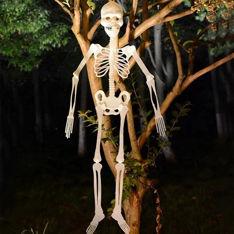 20/10/150CM/90/32 Luminous Halloween Skeleton Lighted up Ghost Halloween Human Body Skeleton Decorations