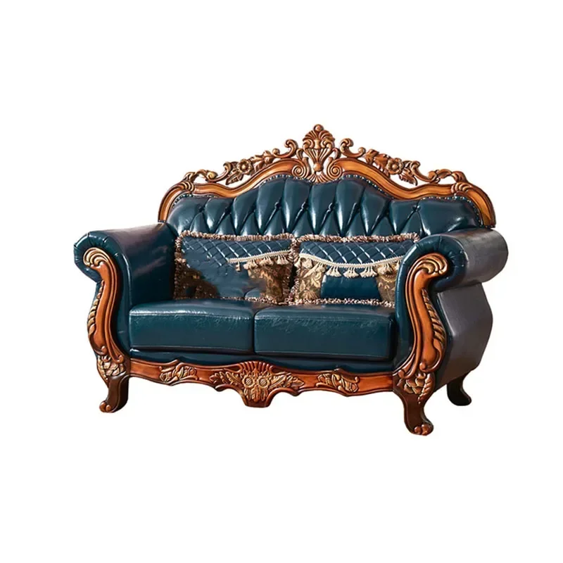 

Деревянный водонепроницаемый диван для гостиной, европейские кожаные удобные современные диваны, экономичные скандинавские Muebles