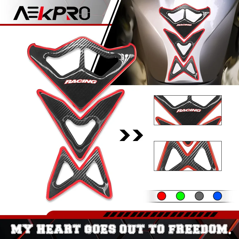 

Motorcycle 3D Gel Fish Bone Engine Fuel Tank Pad Protection Decals For Ducati MULTISTRADA 950 950S 1100/S 1200/S 1260/S/Enduro