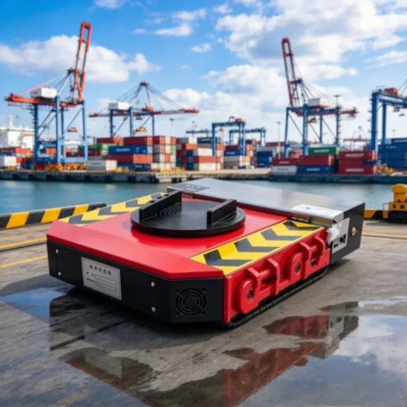 360 Degree Rotation Electric Tank Carrier Wireless Remote Control Cargo Mover for Construction Material Handling Work Use