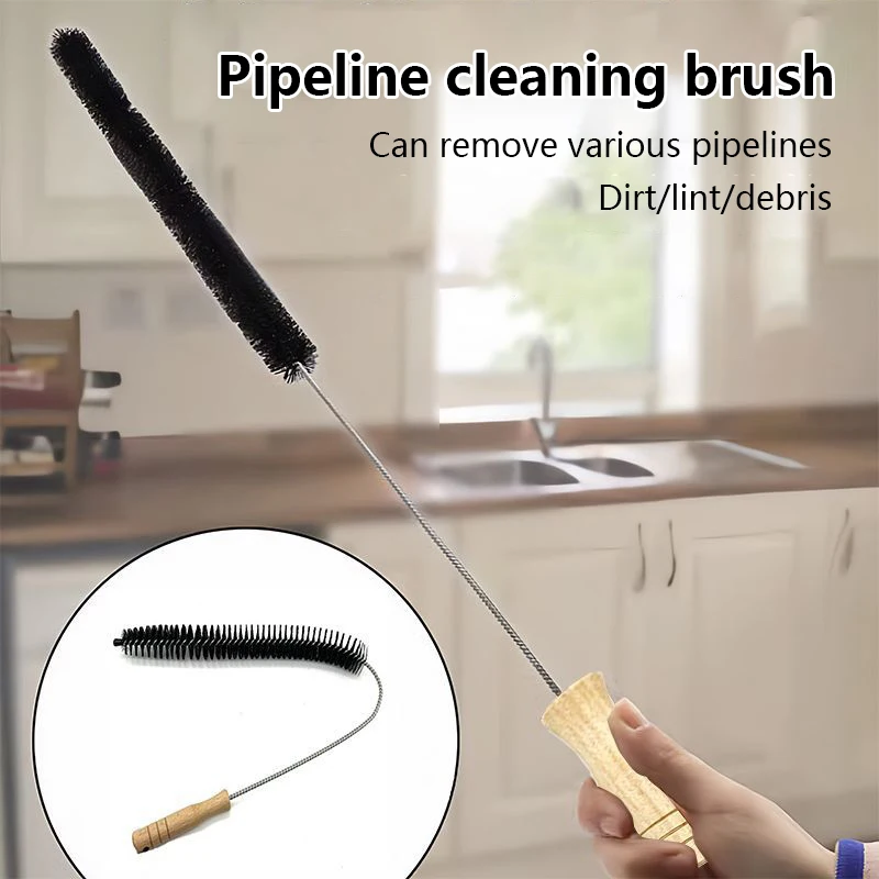 

73cm Radiator Cleaner Brush Multi-Purpose Bendable Long Thin Cleaner Duster Washing Machine Cleaning Tool Dryer Duct Brush