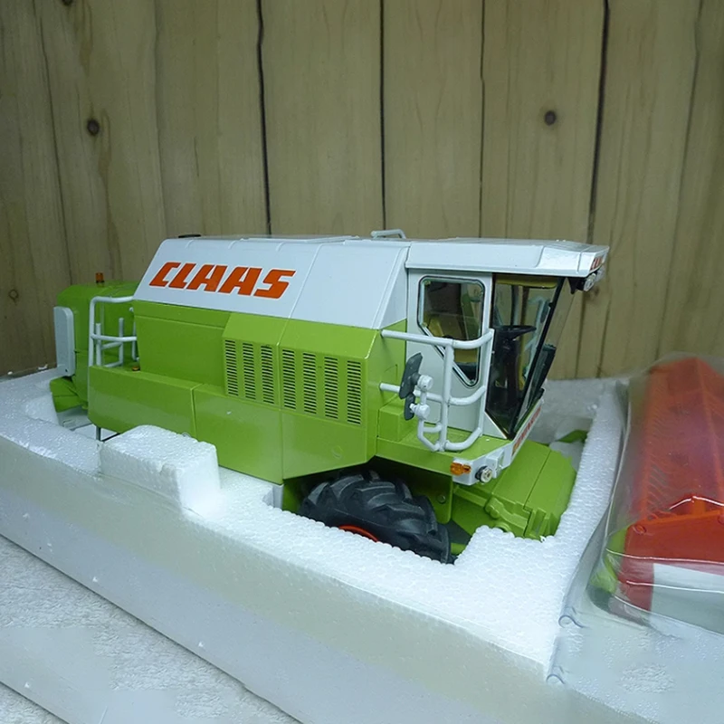 Diecast 1:32 Scale REP Claas Dominator 88 MAXI Alloy Harvester Farm Truck Model Finished Product Simulation Toy Collection Gift