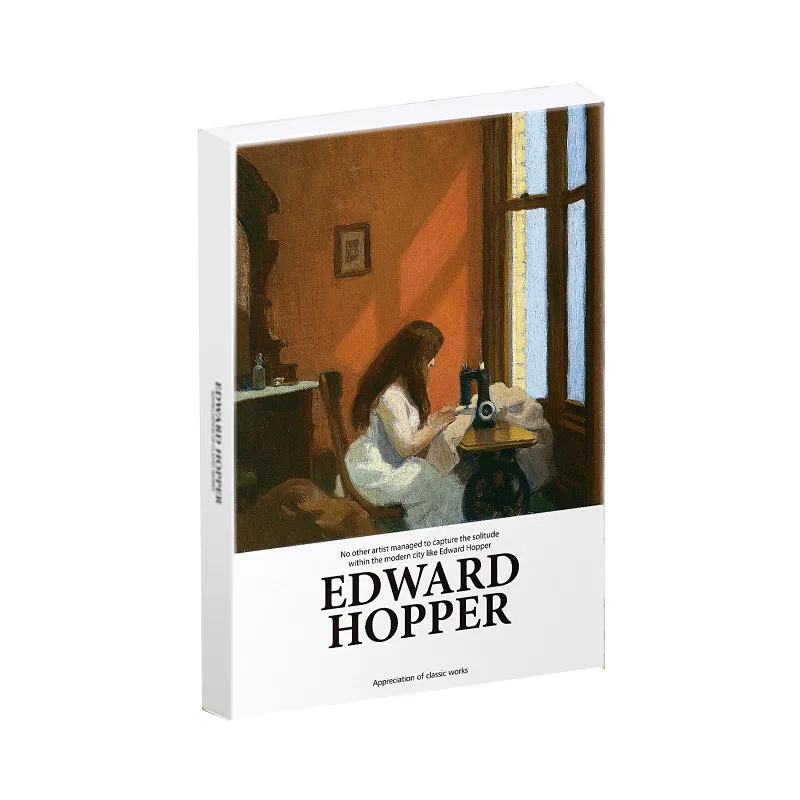 

30Pcs Famous Artist Edward Hopper Artwork Postcards Gift Wish Greeting Card Message For DIY Journal Decoration Can Be Mailed