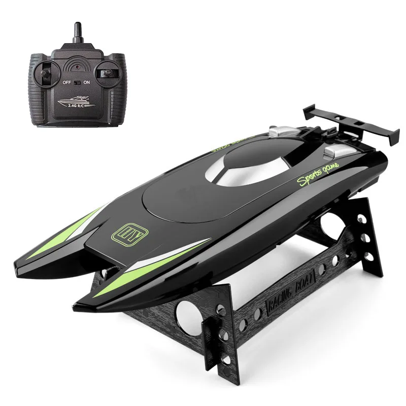 30Km/U Raceboot 2.4G Radiogestuurde Rc Boot Hoge Snelheid Speedboot 20 Minuten 2ch Dual Motor Waterdicht Schip Jongens Kerstcadeau