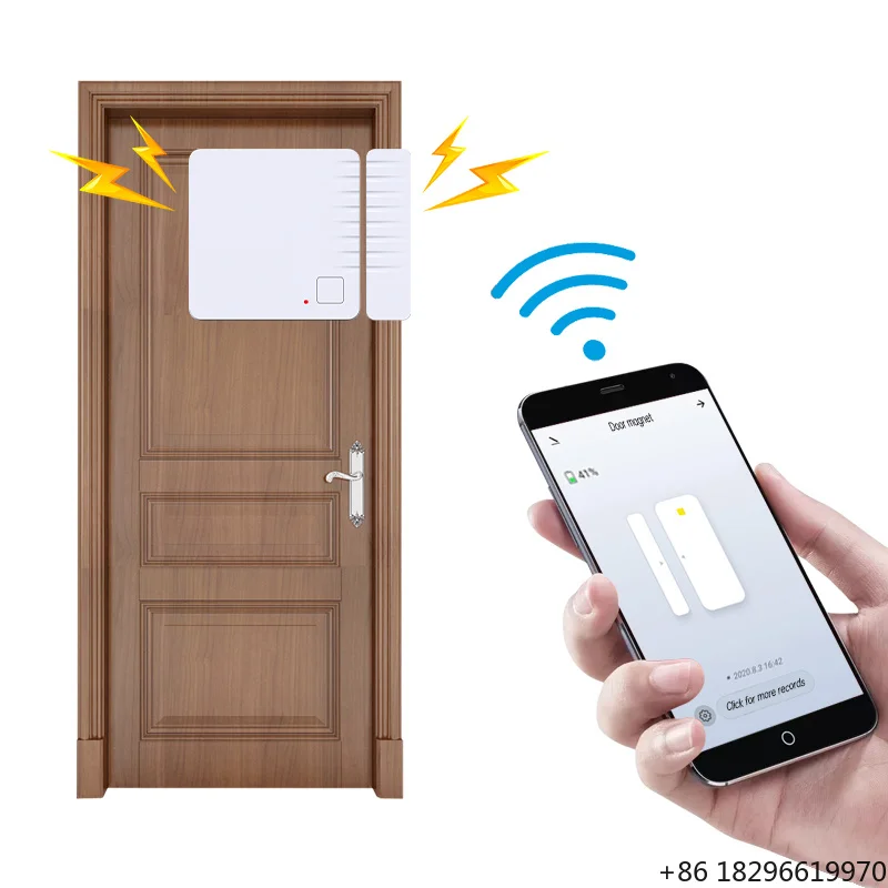 Industrial Security Alarm System with Siren for Fire Window Door Protection