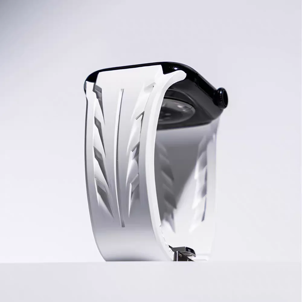 الرياضة سيليكون ل أبل الترا 2 49 مللي متر حزام رجل سوار Iwatch سلسلة 10 9 8 7 Se 4 5 6 44 مللي متر 45 مللي متر 46 مللي متر 316L الصلب مشبك