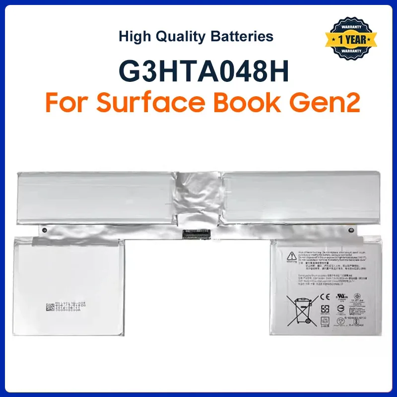 

G3HTA048H Keyboard Battery For Microsoft Surface Book Gen2 13.5" inch 1832 1834 Keyboard base