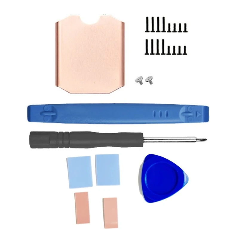 M.2 2230 SSD Heatsink NVMe مشعاع نحاسي لقرص الحالة الصلبة لسطح البخار