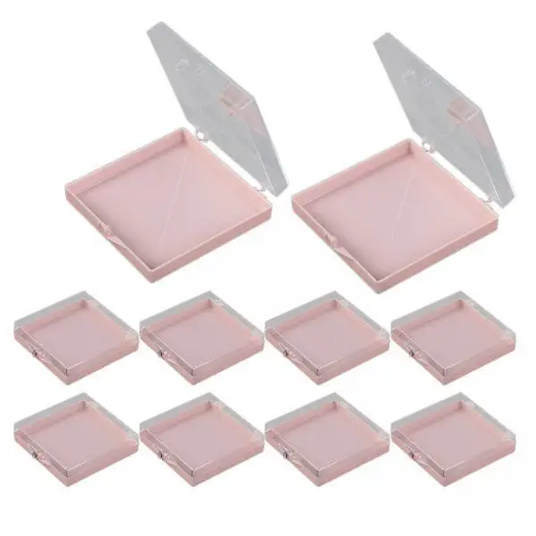 Mini Acrylic Nail Storage Box Lightweight Display Case for Artificial Nails and Nail Design Decor