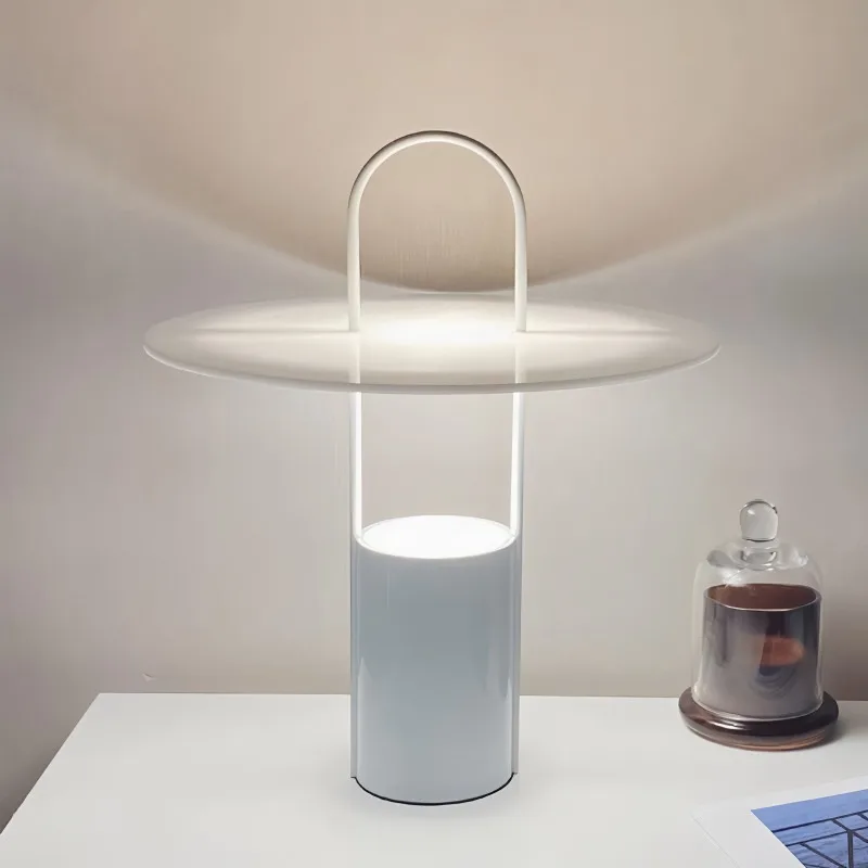 Handheld Floor Lamps Restaurant Outdoor Portable Charging Table Lights Bedsides Creative High-end Decorative Home LED Fixtures