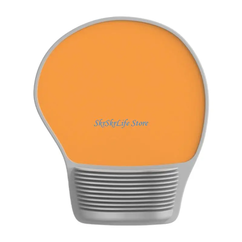 

E65E Эргономичная запястья на запястье прокладка для мыши с массажем проектирующей скользящую базу для офисного и домашнего