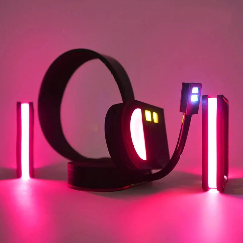 미쿠 Led 라이트 Kaito Megurine 코스프레 소품 헤드 기어 헤드웨어 헤드폰 이어폰 모델 액세서리 헤어 밴드 미쿠 빛나는 헤드셋