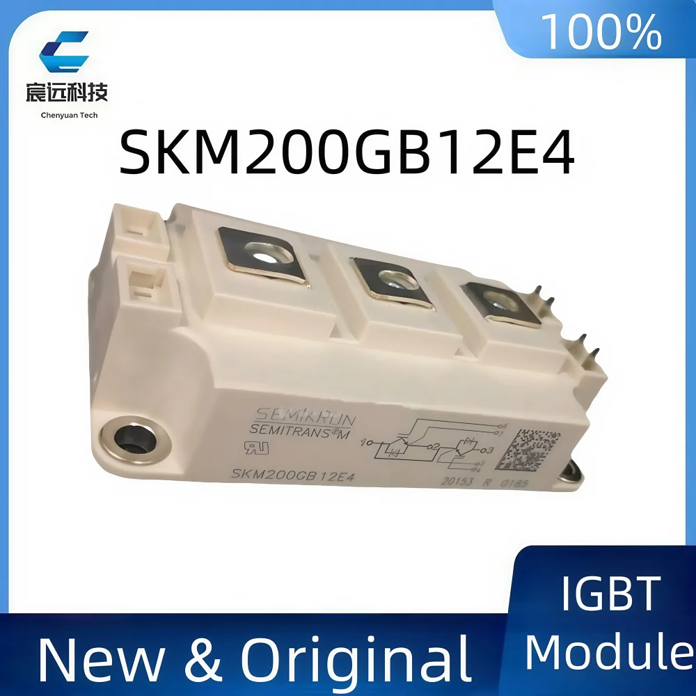 

SKM200GB12E4 New Original IGBT Power Module semikron diode thyristor IGBT Module SKM 200GB12E4 SKM200GB12E4