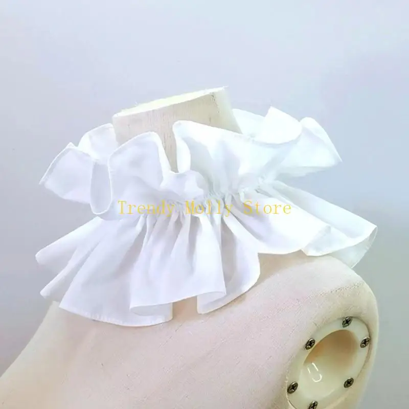 N5KB المحكمة الفيكتورية تكدرت شال طوق الزخرفية عصر النهضة القرون الوسطى تأثيري #3