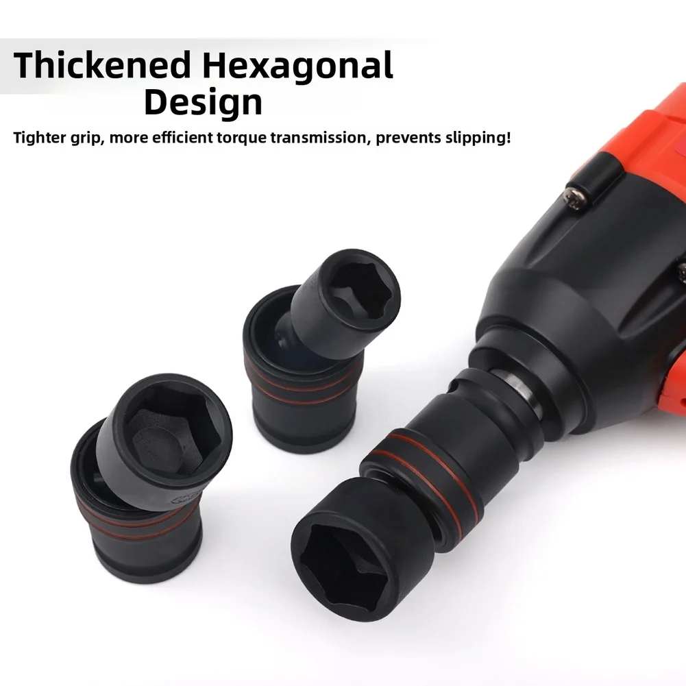 5 Piece 1/2 Inch Drive 6 Point Socket Set Covering Metric Sizes 10 12 14 16 and 24mm for Reliable Torque Application