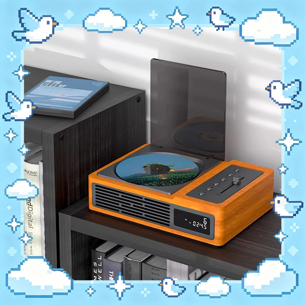 

CD-плеер THINKYA R02 с поддержкой воспроизведения без потерь качества звука, выход Bluetooth, аудиовыход 3,5 мм/оптический волоконный выход, поддержка CD-DA/MP3