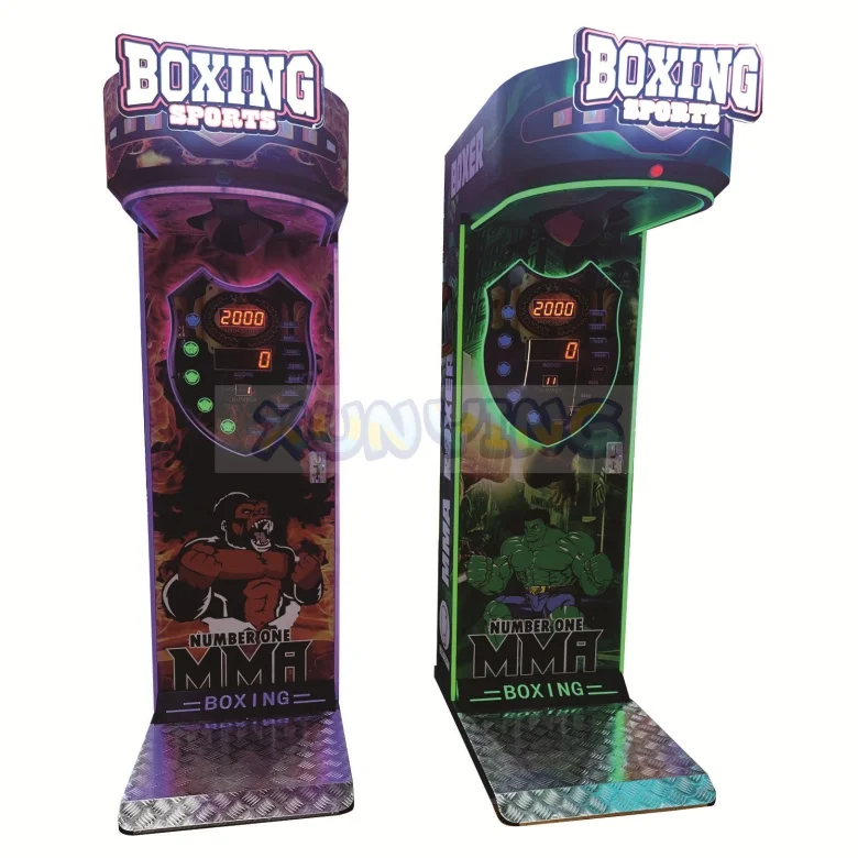 Campeón de boxeo Arcade Street, juegos operados por monedas, boxeo electrónico, deportes, saco de boxeo, precio de la máquina expendedora