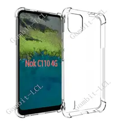 Luxury Clear Phone Case For Nokia C110 C21 G11 C12 Plus Pro G21 C22 C32 G22 G400 G42 5G XR21 C200 Silicone Shockproof Back Cover