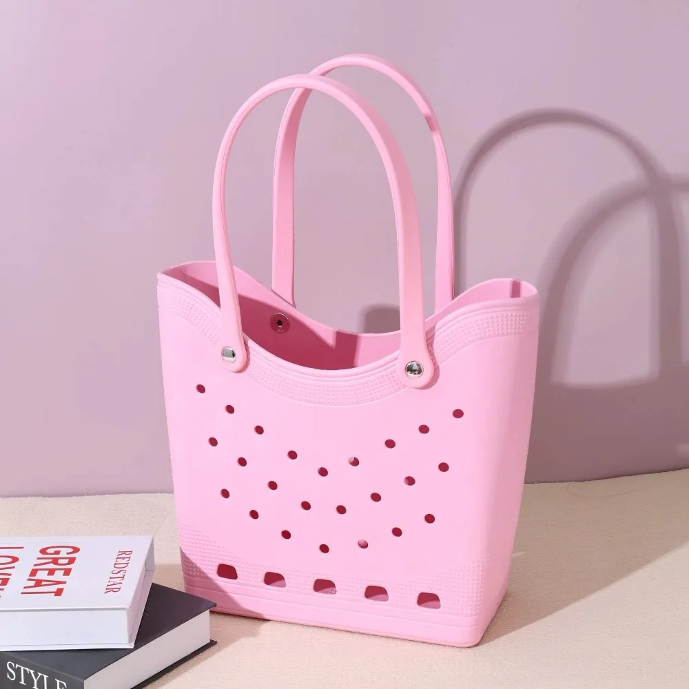 Summer Style Large Capacity Women Fashion Handbag Basket Pet Bag Beach Storage Bag EVA Minimalist Outdoor Tote Bag Camping