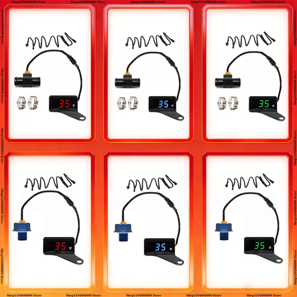 

mWater temperature gauge oil temperature gauge universal motorcycle temperature measuring instrument modificat