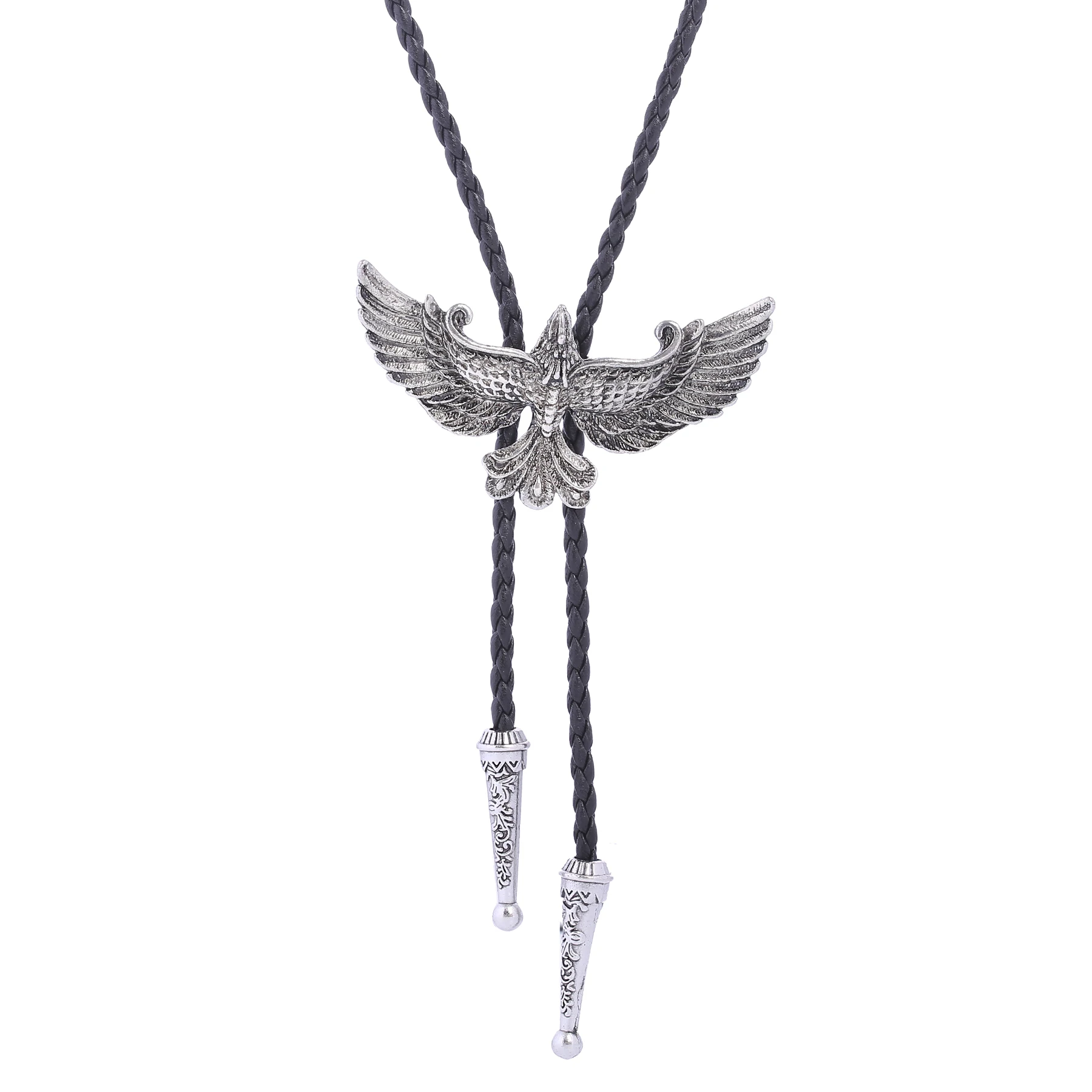 New big winged eagle bolo tie