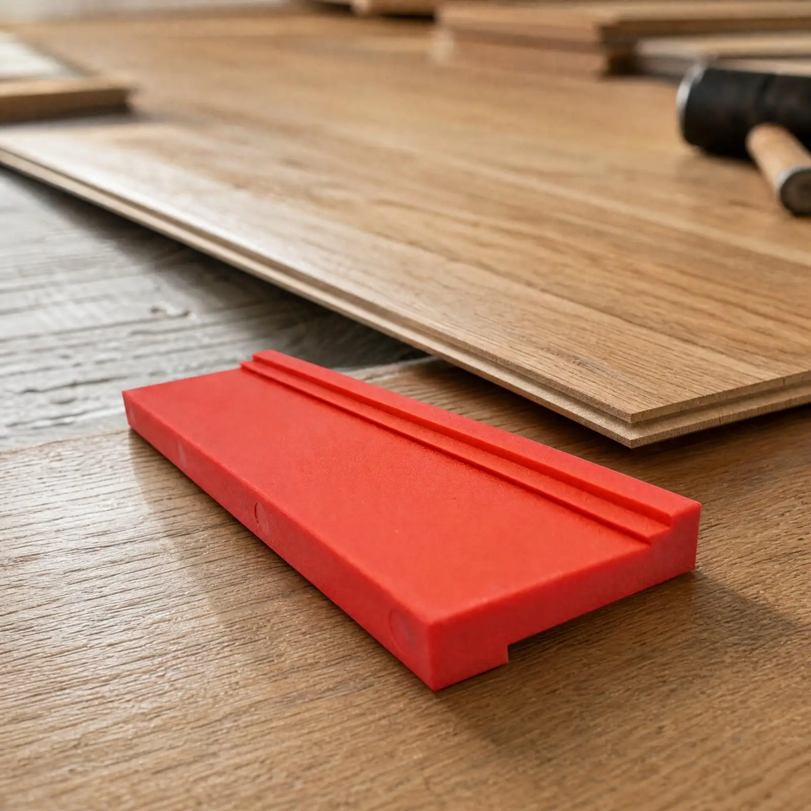 Floor Fitting Block Z Style Tapping Mal for Laminate Flooring Installer Tool with Recessed Channels Nylon