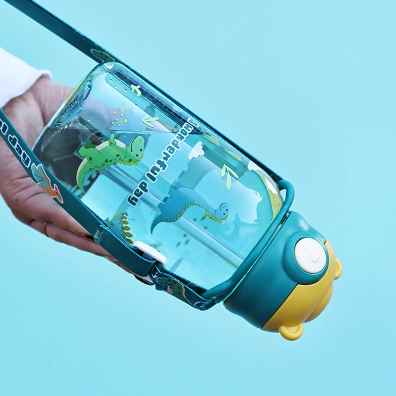 Kids Water Sippy with Straw and Handle 3