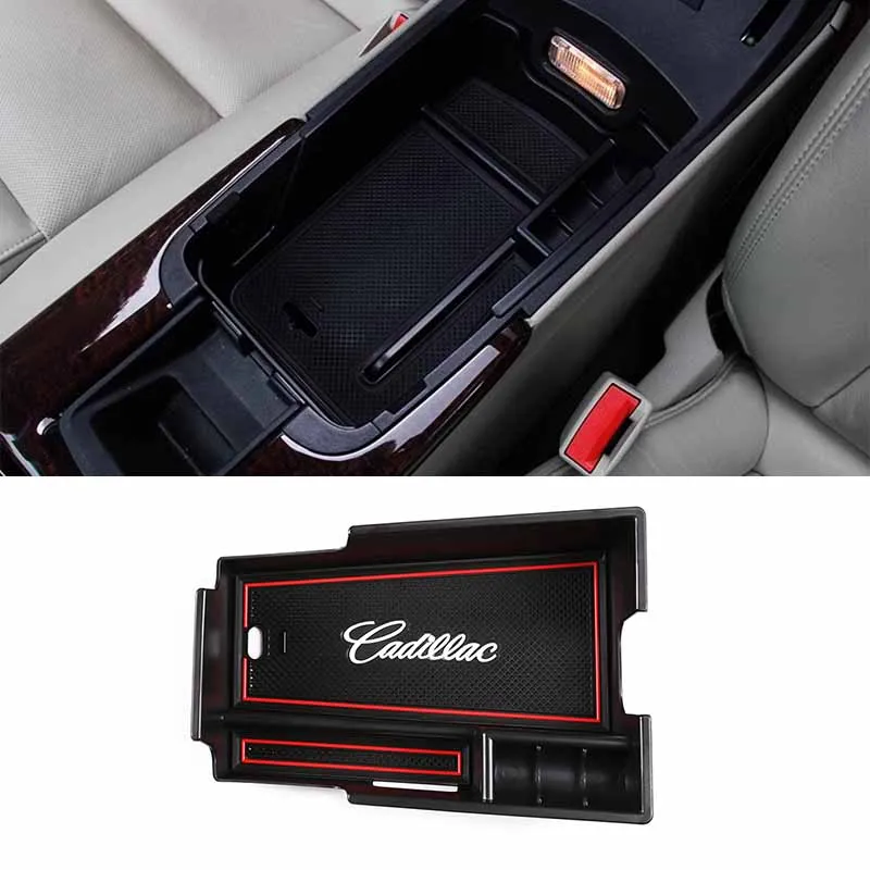 

Car Armrest Box Storage Box Organizer Storage Box Central Storage Box For Cadillac XT6 2020 Auto Accessories