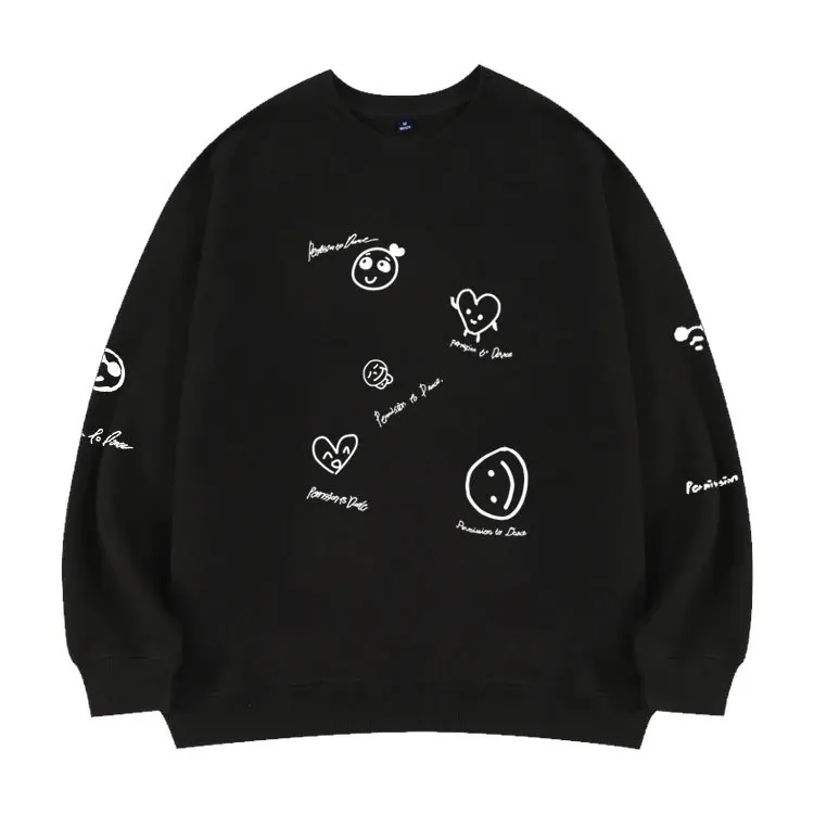 PERMISSION TO DANCE Perimeter printed Sweatshirt JIMIN the same style Hoodie Kpop Sweatshirts For Fans