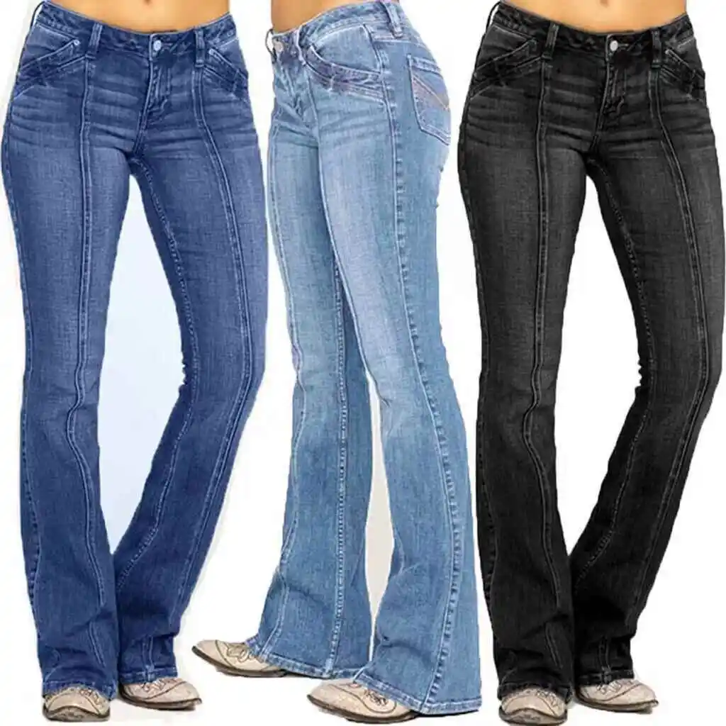 Cintura baixa rasgado denim jeans feminino faion algodão jeans francês sle meia-idade plus size médio estiramento verão 2023 cor clara