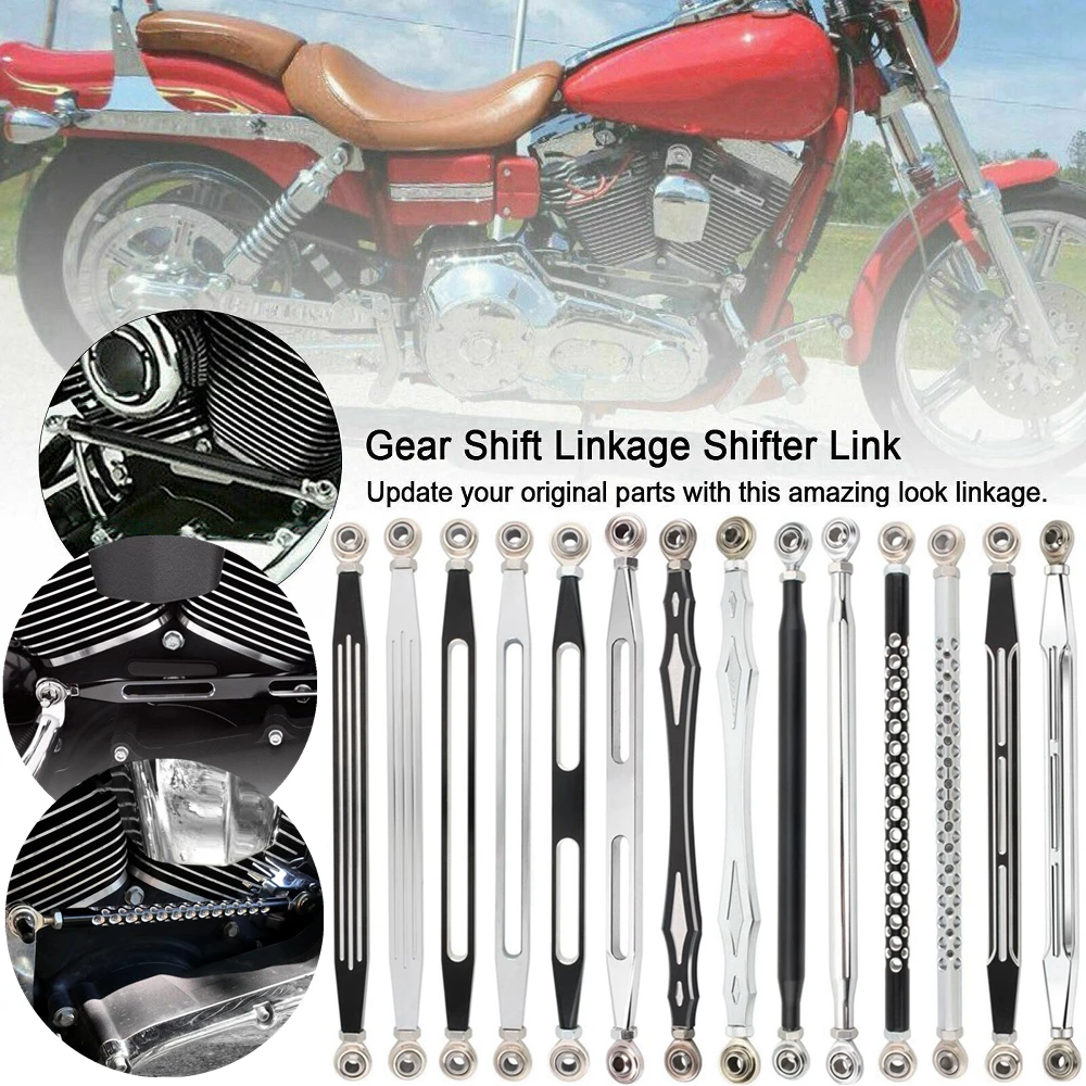 

Motorcycle Gear Shifter Link Rod Shift Linkage Lever For Harley Touring Electra Road Street Glide Road King Softail Dyna Fat Boy