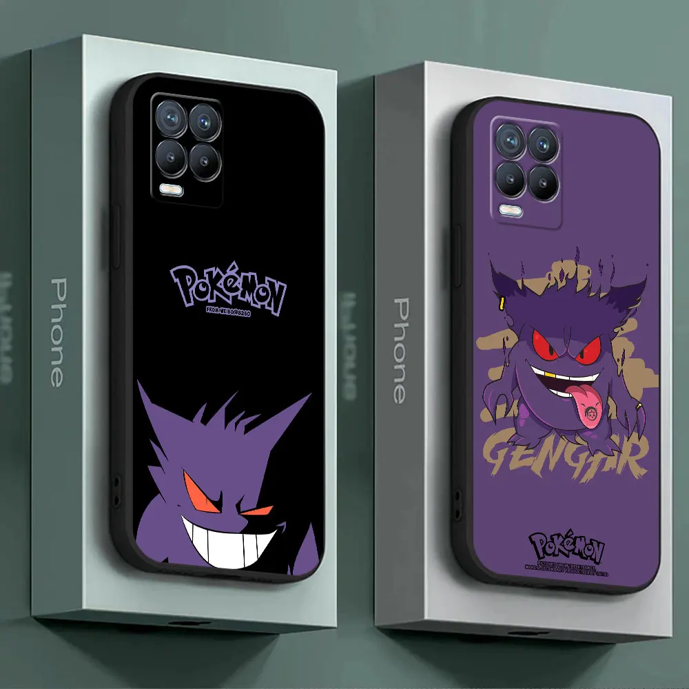 Gengar Pokemon Silicone Phone Case for Apple iPhone 14 13 15 Pro Max 11 Pro 12 Mini SE X XS Max XR 78 Plus Soft Cases Cover