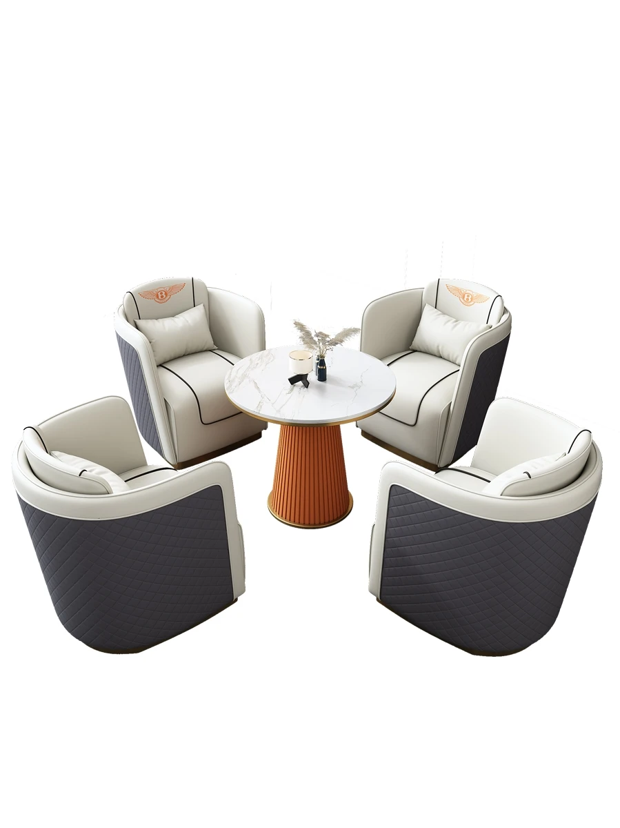 

YY Modern Home Living Room Single-Seat Sofa Chair Business Reception Desk and Chair