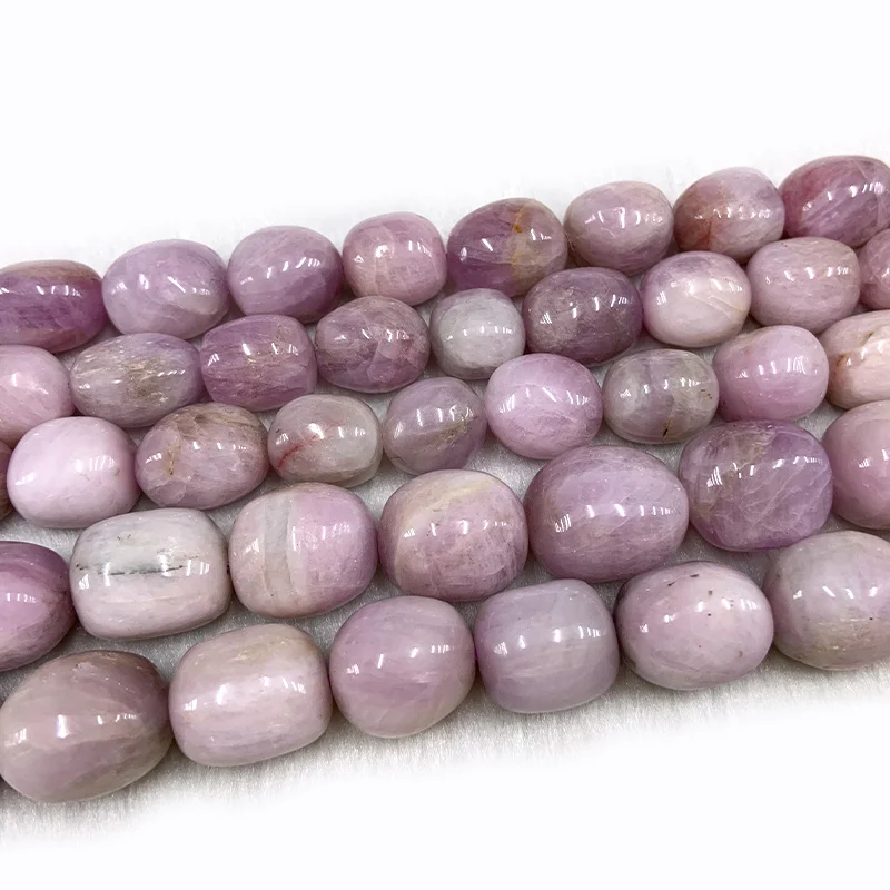 

Natural Purple Spodumene Stone Beads 15'' Freeform Potato DIY Loose Beads For Jewelry Making Beads Bracelet Necklace For Women