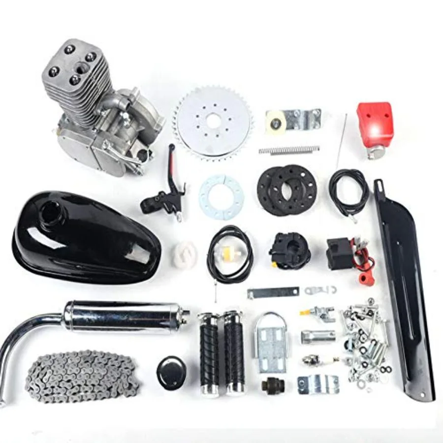 100cc 2stroke Bike Engine Kit for 26 and 28 Bicycles: Portable Petrol Gas