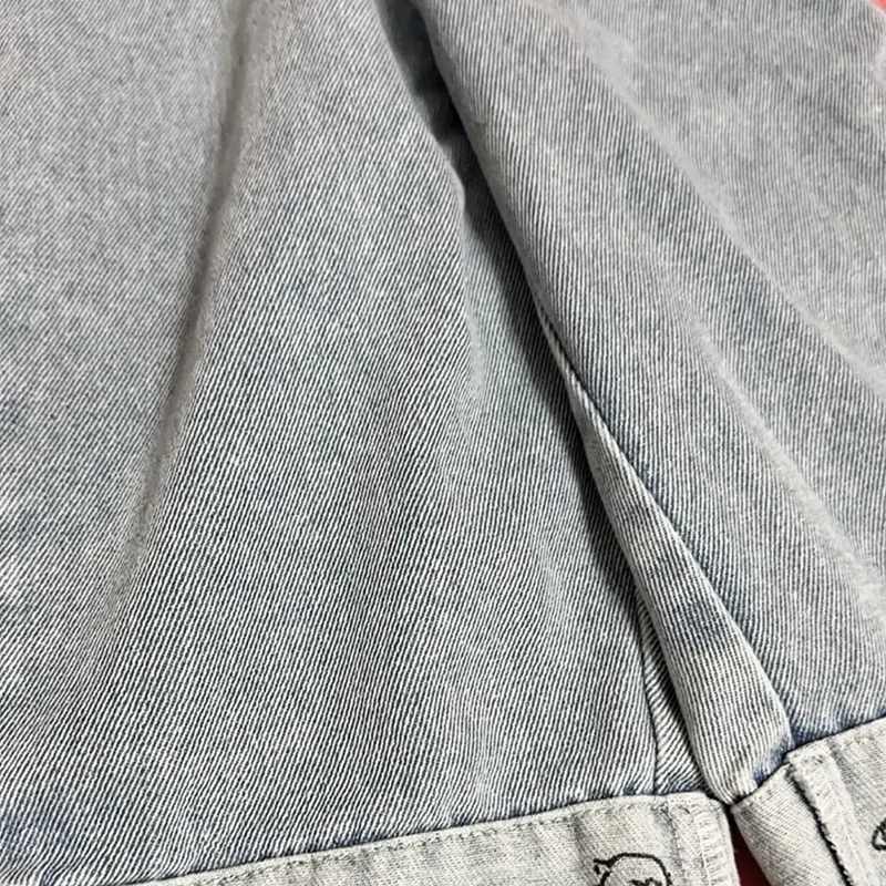 Spring Autumn Baby Boy Wide Jeans Korean Casual Cartoon Outwear Children Boy Denim Pants Loose Elastic Waist Kid Boys Trousers - Image 6