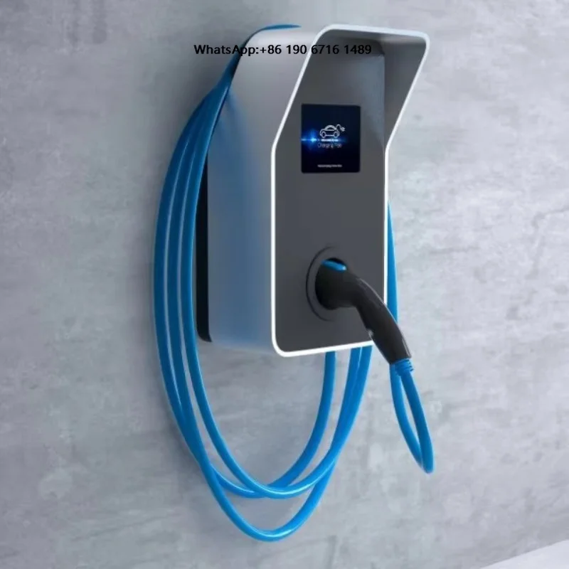 New 30kW Wall-Mounted DC Fast EV Charger 22kW-43kW  Power 380V Input Voltage CE Certified LL
