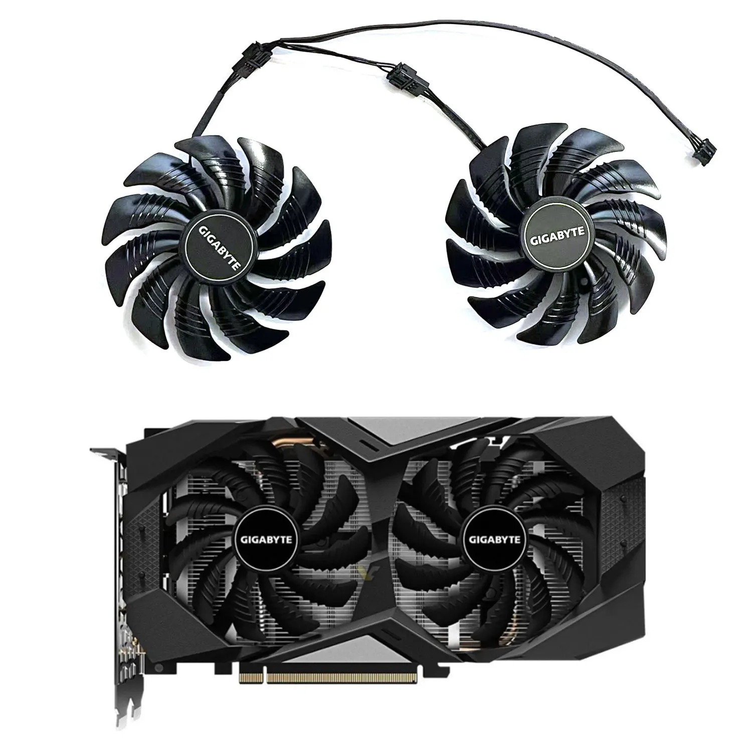 Nowy wentylator GPU 88MM 4PIN T12915SU PLD09210S12HH RTX2060 do karty graficznej GIGABYTE GeForce RTX2060 GTX1660 1660ti 1660 SUPER