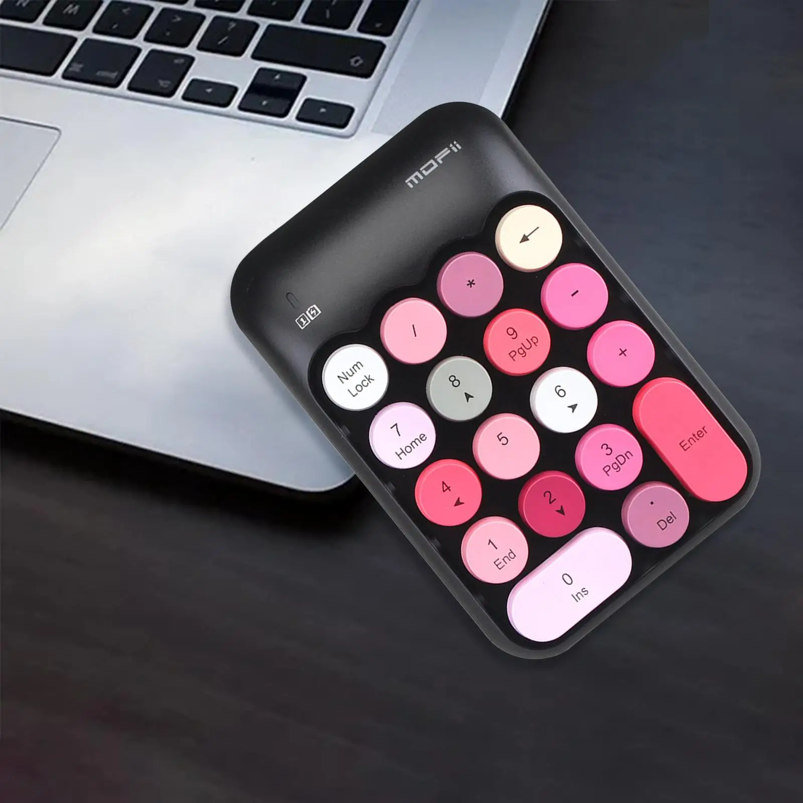 Wireless Numerical Keypad, 18 Keys Financial Accounting Numeric Keypad for Notebook