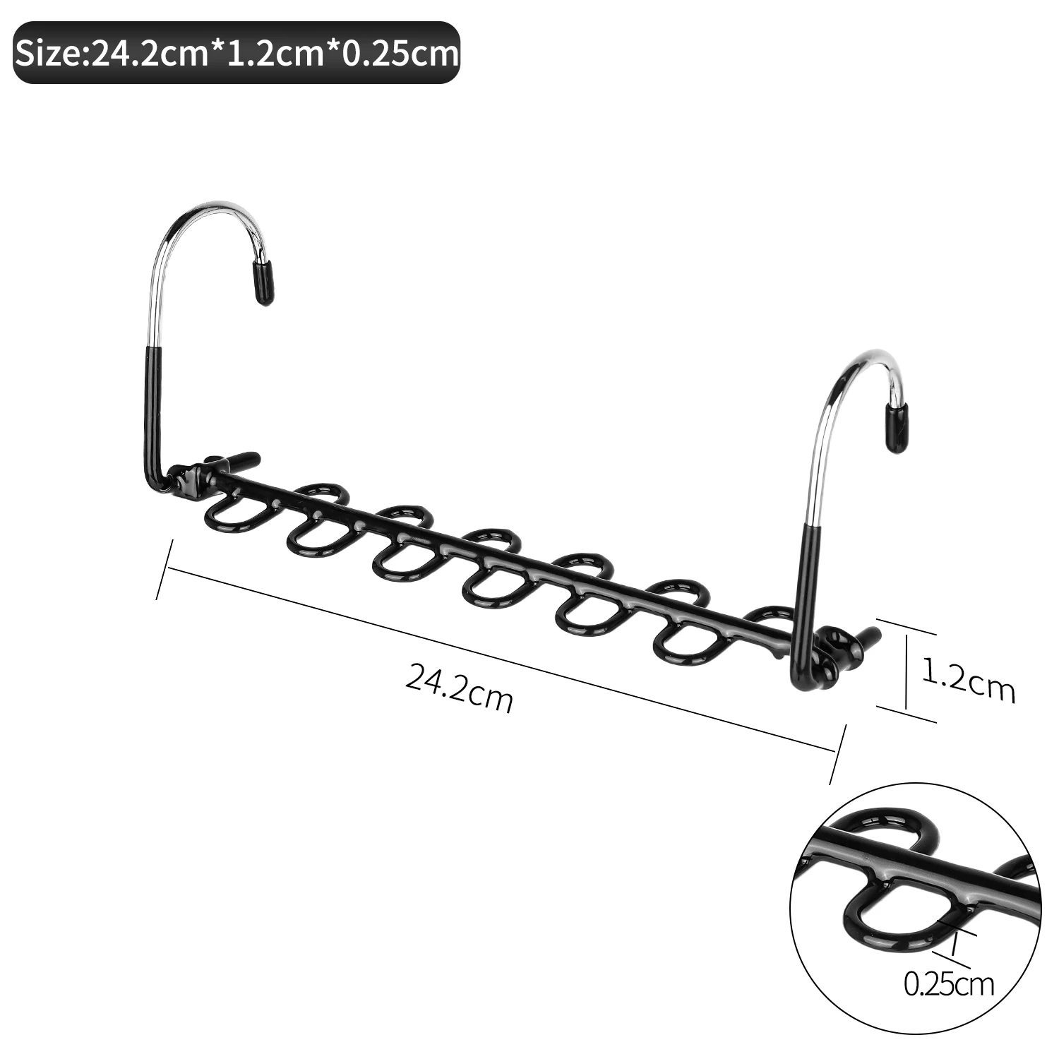 Coat Hanger Magic Wire Dip Hanger 360 Degree Rotating Magic Clothes Pants Rack Bag Rack Belt  Tie Rack Clothing Storage