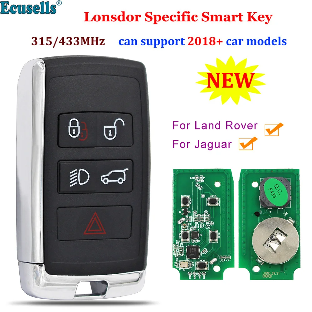 Lonsdor K518ISE K518S Specail Key for Land Rover Range Rover LR2 LR4 Jaguar F-Pace F-Type XE XF XJ 2018-2021 Can Change ID