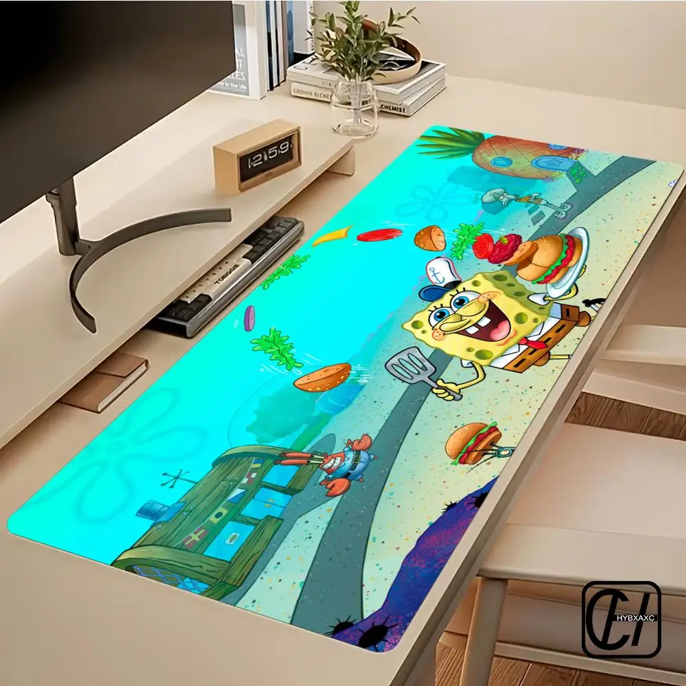XXL Mousepad Large Size SpongeBob SquarePants Patrick Star Printed Mouse Pad Keyboard Table Pads Student Deskpad Writing Mat